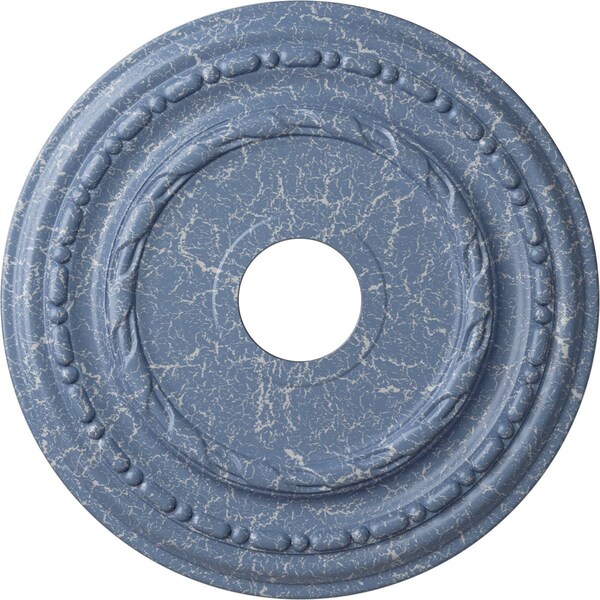 Ekena Millwork Dublin Ceiling Medallion (Canopies up to 5 1/8"), 17 7/8"OD x 3 5/8"ID x 1 1/4"P, Americana Crackle CM17DUAMC - main